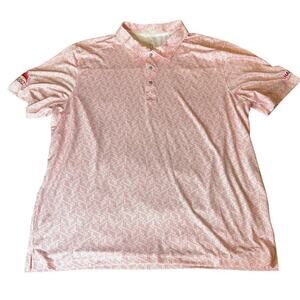 Cutter & Buck CBUX Men's sz XL Golf Shirt Short Sleeve Embroidered Sleeves